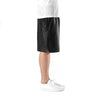 Perforated Leather Shorts